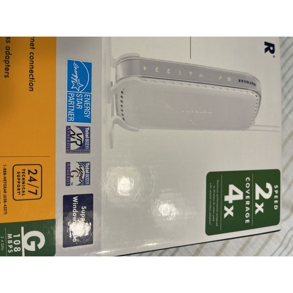 Netgear Wireless Router  WGT624 108 Mbps Wireless Router - Picture 11 of 12